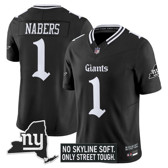 Men's New York Giants 'Gothic Gotham Edition' Vapor Limited Jersey - All Stitched