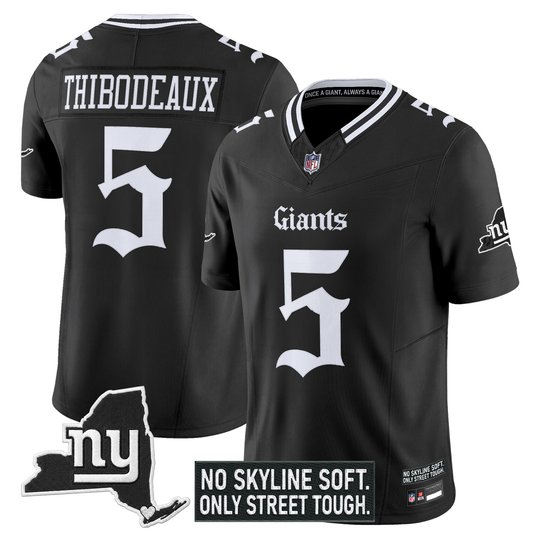 Men's New York Giants 'Gothic Gotham Edition' Vapor Limited Jersey - All Stitched