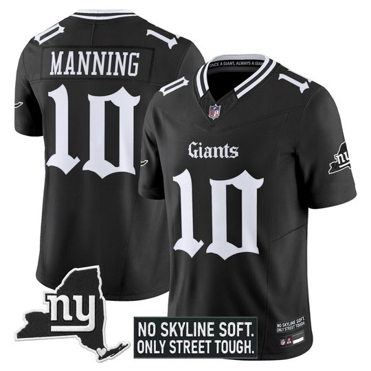Men's New York Giants 'Gothic Gotham Edition' Vapor Limited Jersey - All Stitched
