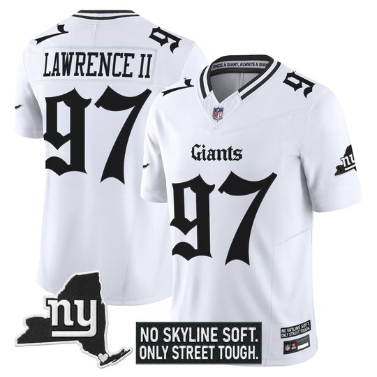 Men's New York Giants 'Gothic Gotham Edition' Vapor Limited Jersey - All Stitched
