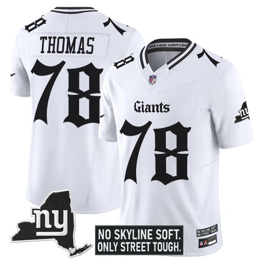Men's New York Giants 'Gothic Gotham Edition' Vapor Limited Jersey - All Stitched