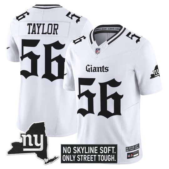 Men's New York Giants 'Gothic Gotham Edition' Vapor Limited Jersey - All Stitched