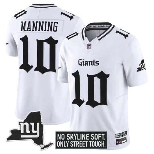 Men's New York Giants 'Gothic Gotham Edition' Vapor Limited Jersey - All Stitched