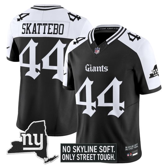 Men's New York Giants 'Gothic Gotham Edition' Vapor Limited Jersey - All Stitched