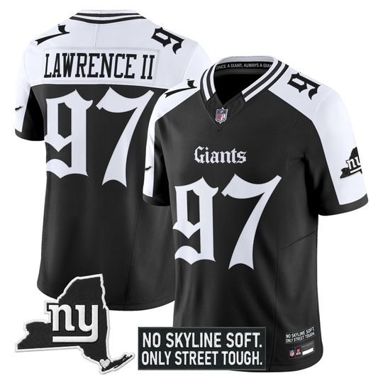 Men's New York Giants 'Gothic Gotham Edition' Vapor Limited Jersey - All Stitched