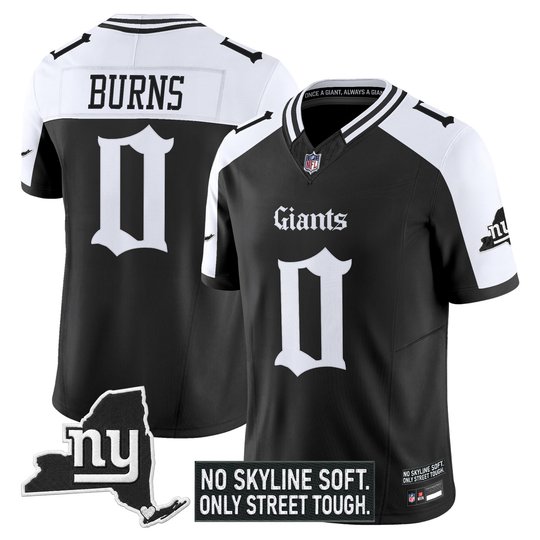 Men's New York Giants 'Gothic Gotham Edition' Vapor Limited Jersey - All Stitched