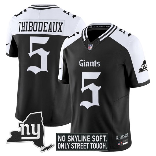 Men's New York Giants 'Gothic Gotham Edition' Vapor Limited Jersey - All Stitched