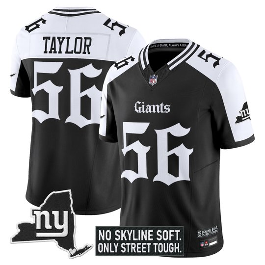 Men's New York Giants 'Gothic Gotham Edition' Vapor Limited Jersey - All Stitched