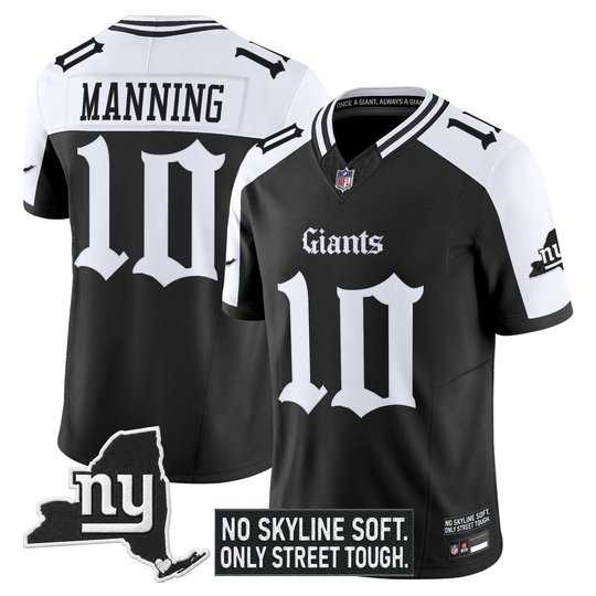 Men's New York Giants 'Gothic Gotham Edition' Vapor Limited Jersey - All Stitched