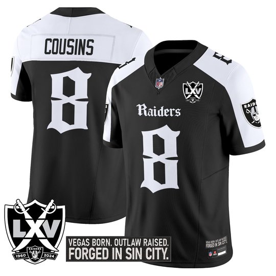 Men's Las Vegas Raiders 'Gothic Sin City Shadows Edition' Vapor Limited Jersey - All Stitched