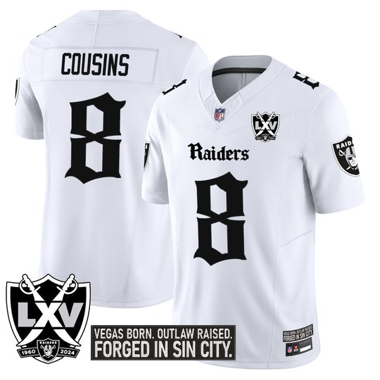 Men's Las Vegas Raiders 'Gothic Sin City Shadows Edition' Vapor Limited Jersey - All Stitched