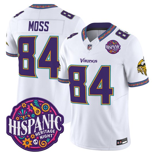 Men's Minnesota Vikings 2026 Latino Heritage Month Vapor Limited Jersey - All Stitched