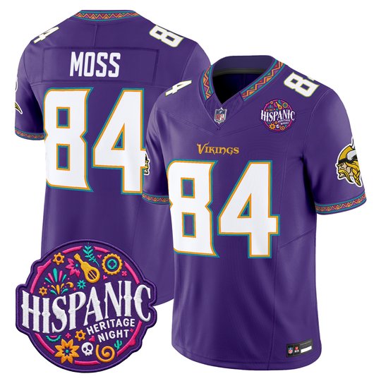 Men's Minnesota Vikings 2026 Latino Heritage Month Vapor Limited Jersey - All Stitched