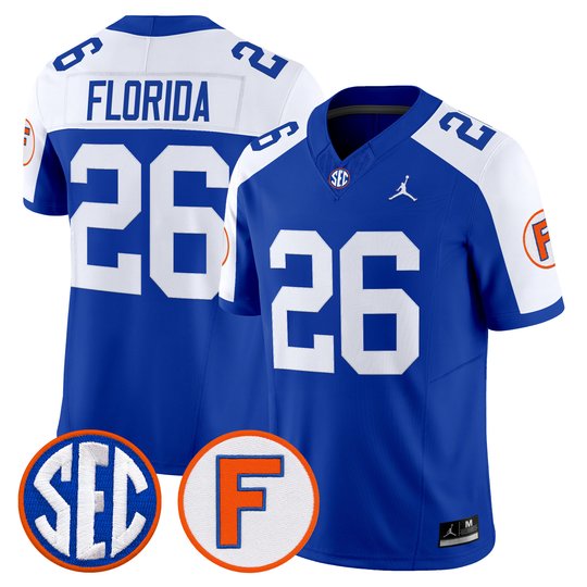 Men's Florida Gators '1960s Throwback' Vapor Limited Jersey - All Stitched