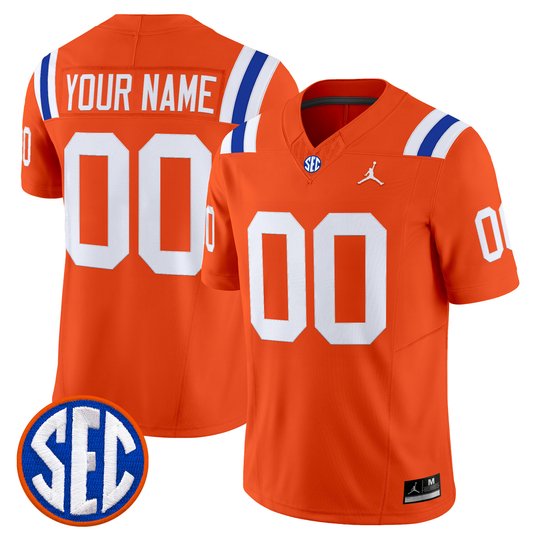 Florida Gators '1960s Throwback' Vapor Limited Custom Jersey - All Stitched