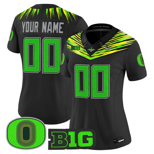 Oregon Ducks 2026 "Origin of Speed" Vapor Limited Custom Jersey - All Stitched