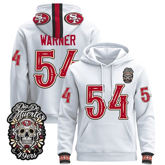 Men's San Francisco 49ers Día de los Muertos Premium Pullover Hoodie - All Stitched