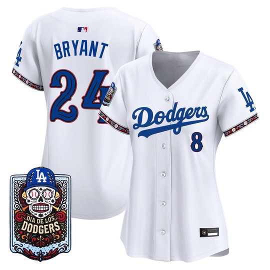 Women's Los Angeles Dodgers Día de los Muertos Vapor Premier Limited Jersey - Stitched