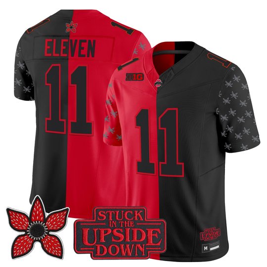 Men's Ohio State Buckeyes 'Stranger Things Edition' Vapor Limited Jersey - All Stitched