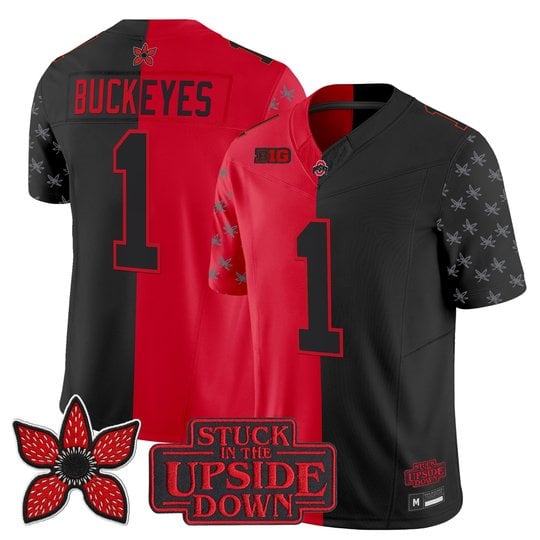 Men's Ohio State Buckeyes 'Stranger Things Edition' Vapor Limited Jersey - All Stitched