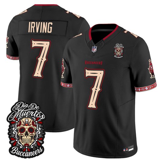 Men's Tampa Bay Buccaneers Día de los Muertos Vapor Limited Jersey - All Stitched