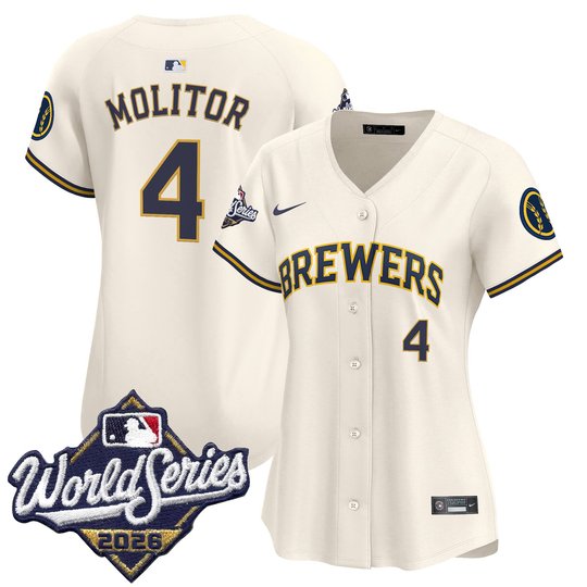 Women's Milwaukee Brewers 2026 World Series Vapor Premier Limited Jersey - All Stitched