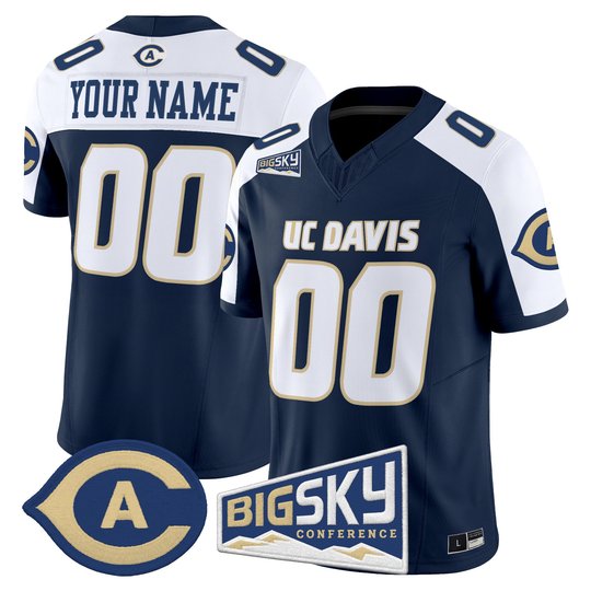 UC Davis Aggies 2026 Vapor Limited Custom Jersey - All Stitched