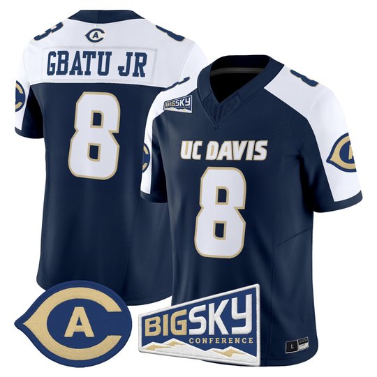 Men's UC Davis Aggies 2026 Vapor Limited Jersey - All Stitched