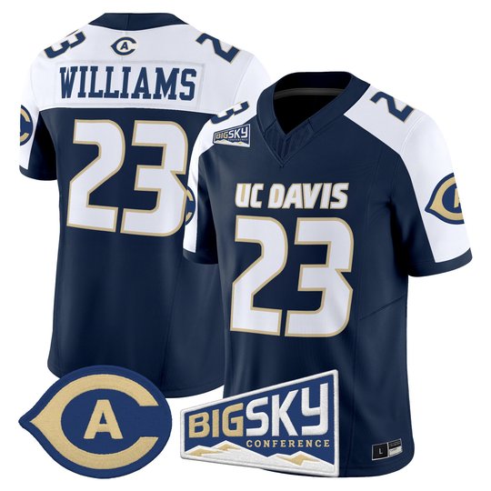 Men's UC Davis Aggies 2026 Vapor Limited Jersey - All Stitched