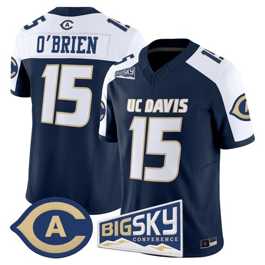 Men's UC Davis Aggies 2026 Vapor Limited Jersey - All Stitched
