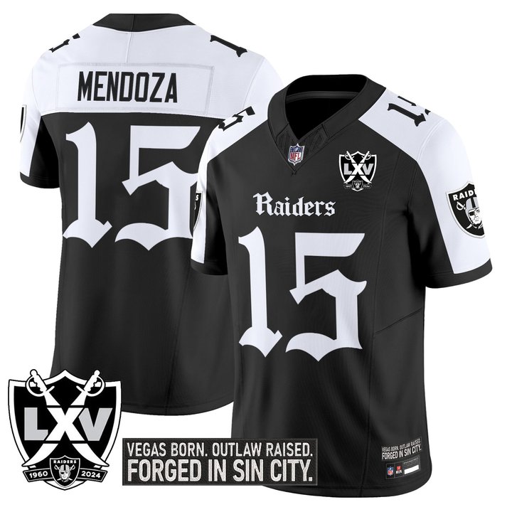 Men's Las Vegas Raiders 'Gothic Sin City Shadows Edition' Vapor Limited Jersey - All Stitched