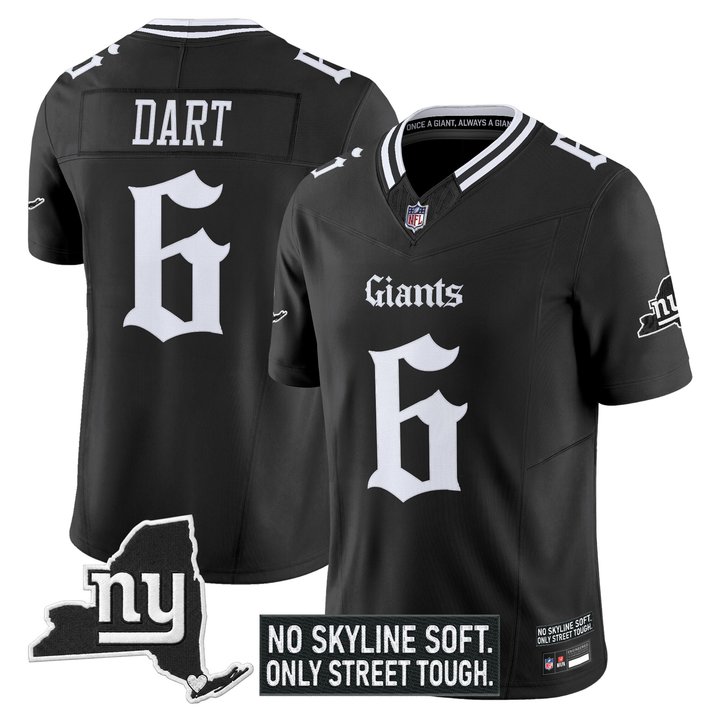 Men's New York Giants 'Gothic Gotham Edition' Vapor Limited Jersey - All Stitched