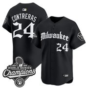 Men's Milwaukee Brewers 2026 World Series Champions Vapor Premier Limited Jersey - Gothic Edition - All Stitched