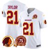 Men's Washington Redskins 75th Patch Throwback Vapor Limited Jersey - All Stitched