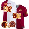 Men's Washington Redskins 75th Patch Throwback Vapor Limited Jersey - All Stitched