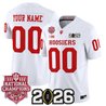 Indiana Hoosiers 2025 National Champions & 2026 CFP Final Patch Vapor Limited Custom Jersey - All Stitched