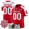 Indiana Hoosiers 2025 National Champions & 2026 CFP Final Patch Vapor Limited Custom Jersey - All Stitched