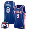 Men's Philadelphia 76ers Swingman Jersey - 24th Season Patch - All Stitched