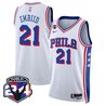 Men's Philadelphia 76ers Swingman Jersey - 24th Season Patch - All Stitched