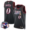 Men's Philadelphia 76ers Swingman Jersey - 24th Season Patch - All Stitched