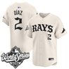 Men's Tampa Bay Rays 2026 World Series Vapor Premier Limited Jersey - Old English Edition - All Stitched