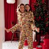 San Francisco 49ers Long Sleeve Satin Pajama Set V3