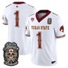Men's Texas State Bobcats Día de los Muertos Vapor Limited Jersey - All Stitched
