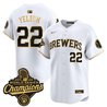 Men's Milwaukee Brewers 2026 World Series Champions Vapor Premier Limited Jersey - All Stitched