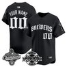 Milwaukee Brewers 2026 World Series Champions Vapor Premier Limited Custom Jersey - Old English Edition - All Stitched