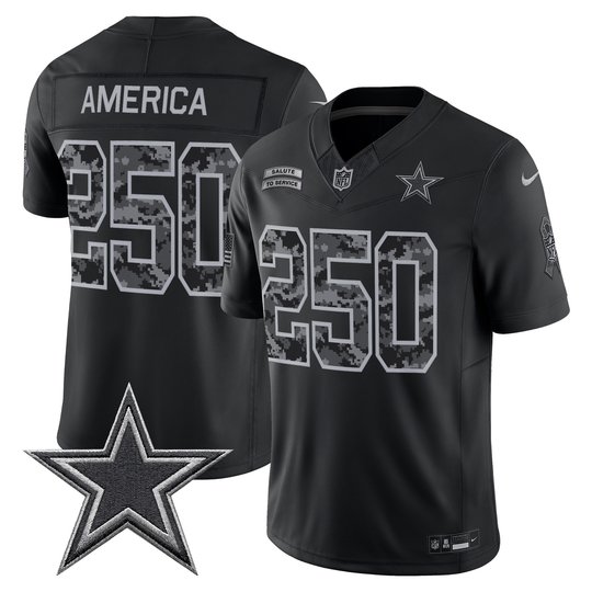 Dallas Cowboys 2026 Salute to Service Vapor Limited Jersey - All Stitched