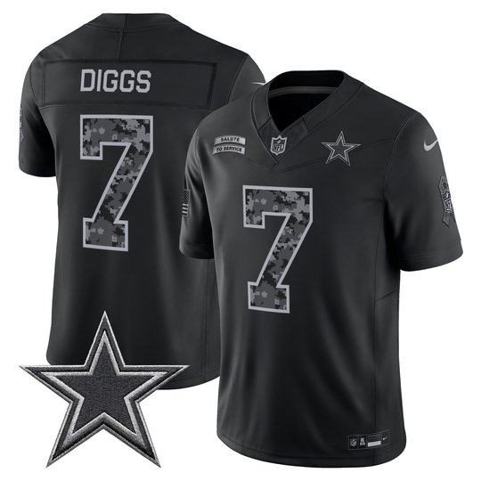 Dallas Cowboys 2026 Salute to Service Vapor Limited Jersey - All Stitched