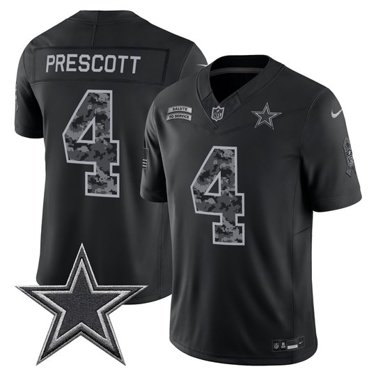 Dallas Cowboys 2026 Salute to Service Vapor Limited Jersey - All Stitched
