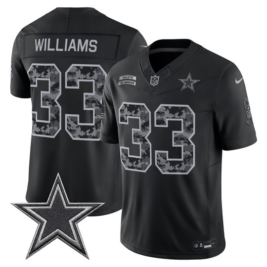 Dallas Cowboys 2026 Salute to Service Vapor Limited Jersey - All Stitched