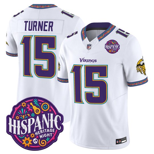 Men's Minnesota Vikings 2026 Latino Heritage Month Vapor Limited Jersey - All Stitched